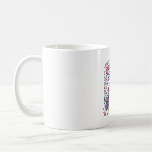 Taza De Café Arte de Mercado Colorido Magia Macarón Unicornio