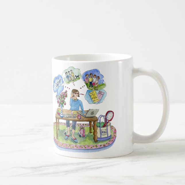 Taza De Café ¡arte de Micaela, pinkcake, celebrando la central (Derecha)