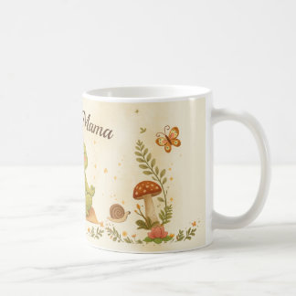 Taza De Café Arte de mindfulness de rana linda Respira Mamá