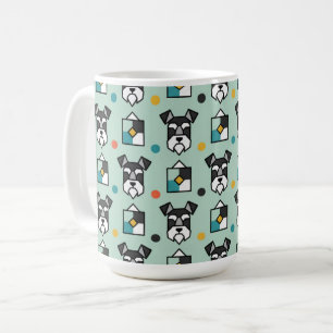 Taza De Café Arte de Mini Schnauzer