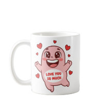 Arte de Monstruo Rosa Lindo Te Ama Mucho