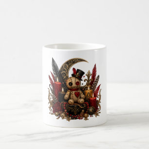 Taza De Café Arte de muñeca vudú gótica de Nueva Orleans