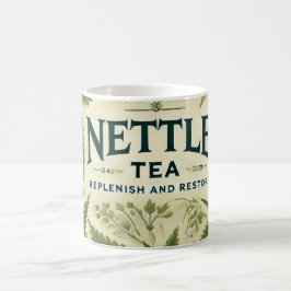 Taza De Café Arte de Nettle Tea AI