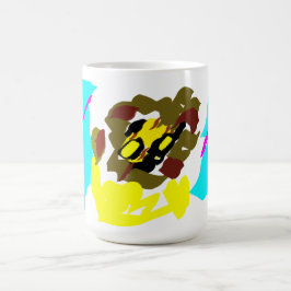 Taza De Café Arte de ola de león