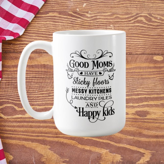Taza De Café arte de palabras diverso de Moms (Subido por el creador)