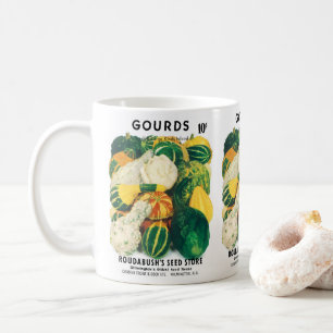 Taza De Café Arte de Paquete de Semillas Antiguas, Calabazas Me