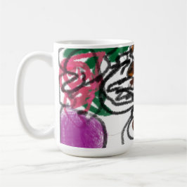 Taza De Café Arte de pastores y rosas de Alemania