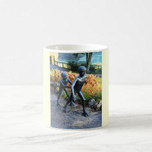 Taza De Café Arte de patinaje infantil