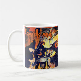 Taza De Café Arte de peluche de tres brujas para Halloween