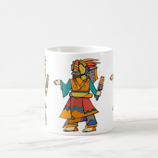 Taza De Café Arte de personajes de la Antigua Egipto: Cultura e (Centro)
