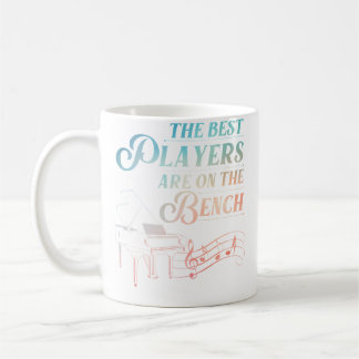 Taza De Café Arte de piano divertido para hombres y mujeres ins