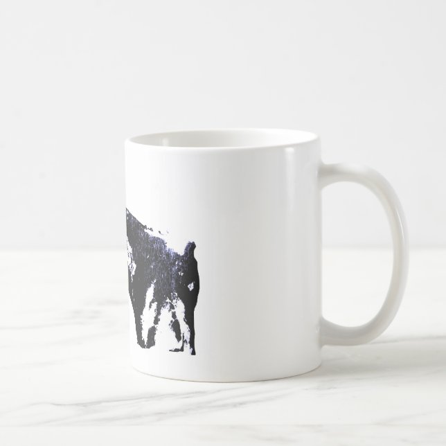 Taza De Café Arte de pop de caballo (Derecha)