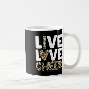 Taza De Café Arte de porristas para mujeres chicas escuadrón de