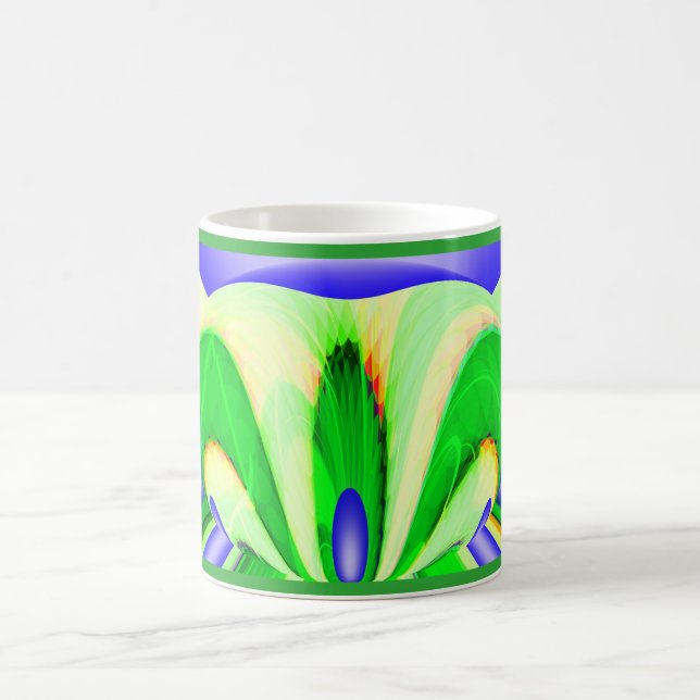 Taza De Café Arte de ráfaga de primavera (Centro)