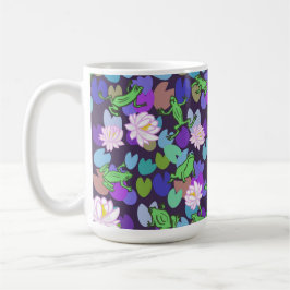 Taza De Café Arte de rana cutícula estética de rana trendy