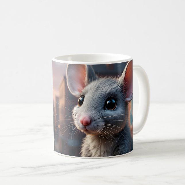 Taza De Café Arte de ratón de Ciudad de Cuento (Anverso derecho)
