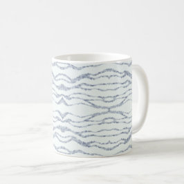 Taza De Café Arte de rayado de zebra gris oscuro
