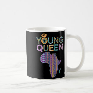 Taza De Café Arte de Reina Negra Africana Para Mujeres Chicas M