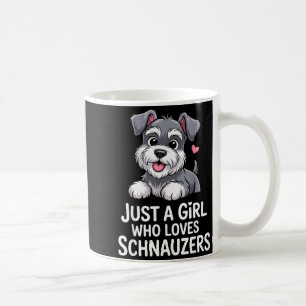 Taza De Café Arte de Schnauzer para mujeres niñas niños Schnauz