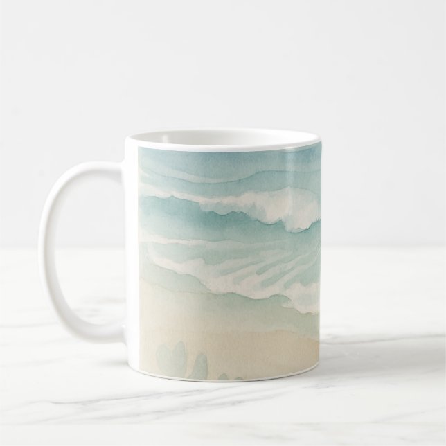 Taza De Café Arte de Serene Ocean (Izquierda)