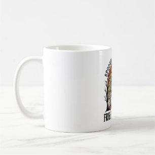 Taza De Café Arte de silueta de cementerio de Halloween de bruj