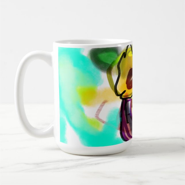 Taza De Café Arte de Sunflowers (Izquierda)