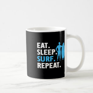 Taza De Café Arte de surf para hombres mujeres surfista amante