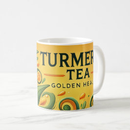Taza De Café Arte de Tea AI Turmérico