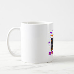 Taza De Café Arte de terror de Halloween retro de VHS vintage