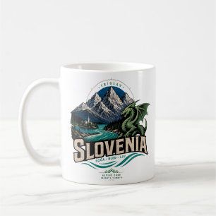 Taza De Café Arte de viaje vintage de un lugar emblemático de E