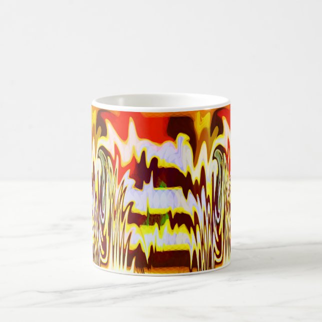 Taza De Café Arte de vibraciones de otoño (Centro)