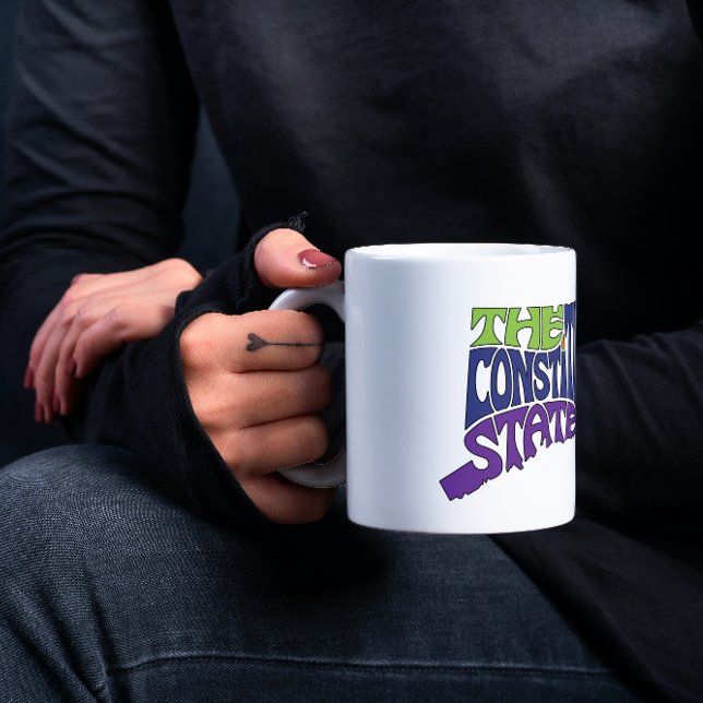 Taza De Café Arte de Word con apodo de Connecticut (Subido por el creador)