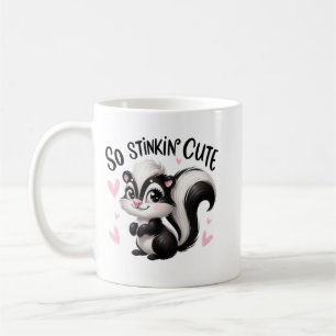 Taza De Café Arte de zorrillo tan adorable
