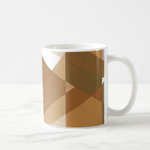 Taza De Café Arte Deco Vintage Pochoir Jazz Tan Formas Geométri