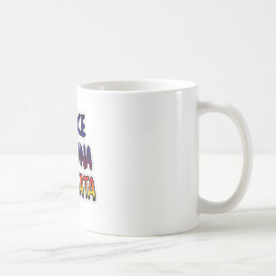Taza De Café Arte degradado de Peace Hakuna Matata