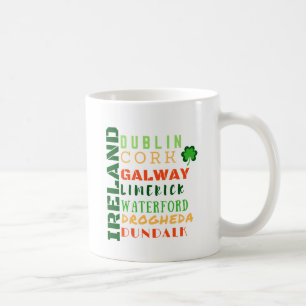 TAZA DE CAFÉ ARTE DEL METRO DE IRLANDA