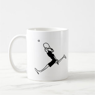 Taza De Café Arte del tenis de Kyle T. Webster