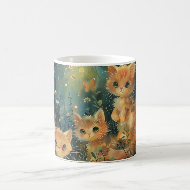 Taza De Café Arte digital Cute Kittens (Centro)