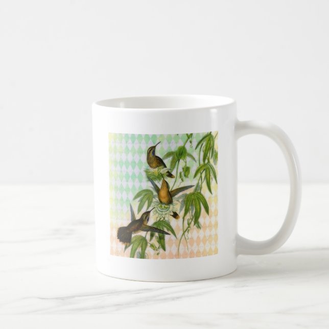 Taza De Café Arte digital de Hummingbird (Derecha)