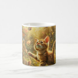 Taza De Café Arte digital gatito lúdico