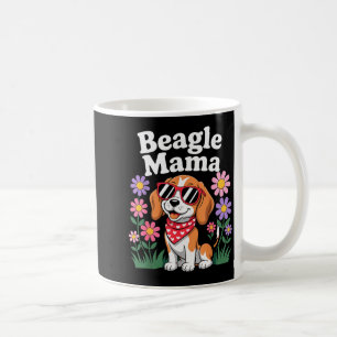 Taza De Café Arte Divertido de Beagle para Mujeres Chicas Mamá