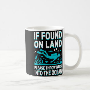 Taza De Café Arte divertido de buceo para hombres y mujeres que