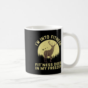 Taza De Café Arte divertido de caza de ciervos para hombres y m