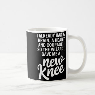 Taza De Café Arte divertido de cirugía de rodilla para hombres