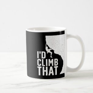 Taza De Café Arte divertido de escalada en roca para hombres y 
