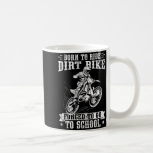 Taza De Café Arte divertido de moto de cross para niños y niñas