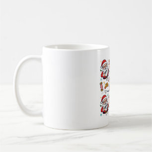 Taza De Café Arte divertido de Navidad para el aseo de la barba