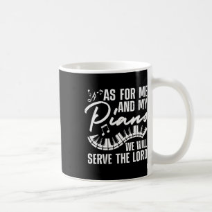 Taza De Café Arte divertido de pianista para hombres y mujeres