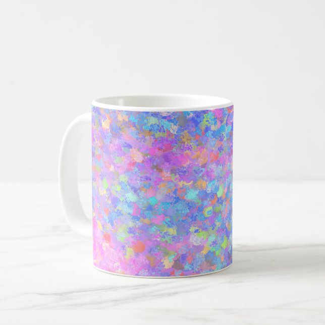 Taza De Café Arte Dot Multicolor (Anverso izquierdo)