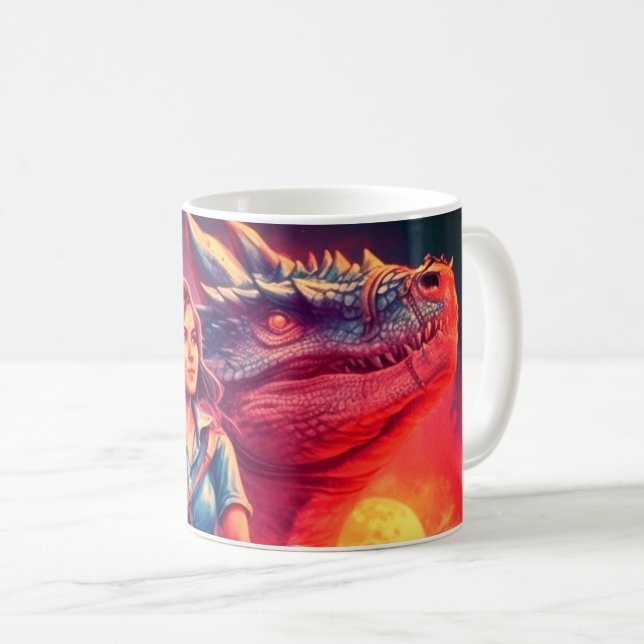 Taza De Café Arte Dragon (Anverso derecho)